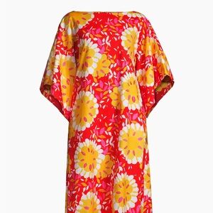 Frances Valentine bright floral kaftan